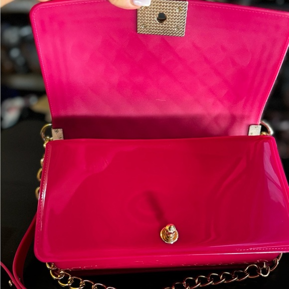 Women’s Fashion Quilted Jelly Crossbody Bag - Picture 5 of 10